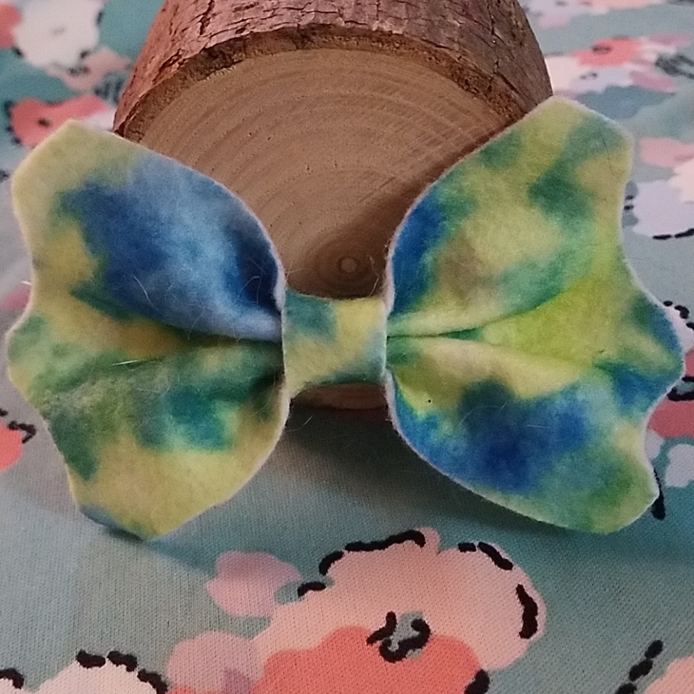 Tie Dye felt bow